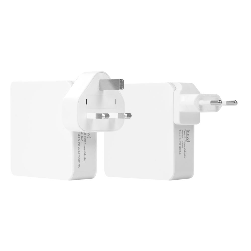 EU Plug 65W Type-C PD QC3.0 USB Charger