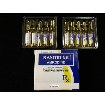 BP/USP de la inyección de ranitidina 50mg / 2ml