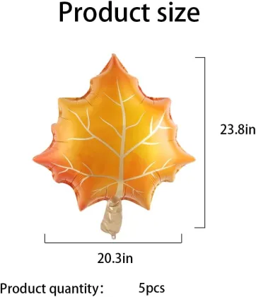 Maple Leaf Aluminum Foil Balloon