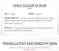 Naturligt brunt salt Shea Sugar Body Scrub