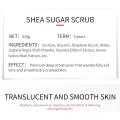 Naturligt brunt salt Shea Sugar Body Scrub