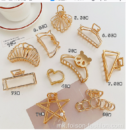 Женски клип за златна коса