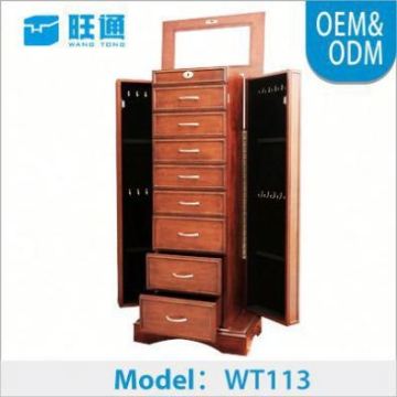 Hot sales Personalized MDF small jewelry cabinet