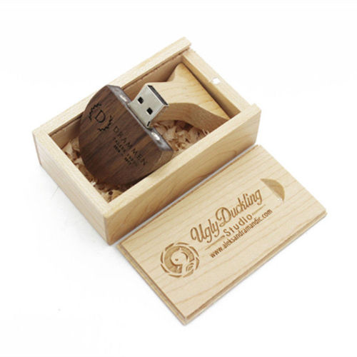 Wooden Racket Flash Drive 4GB 8GB 16GB