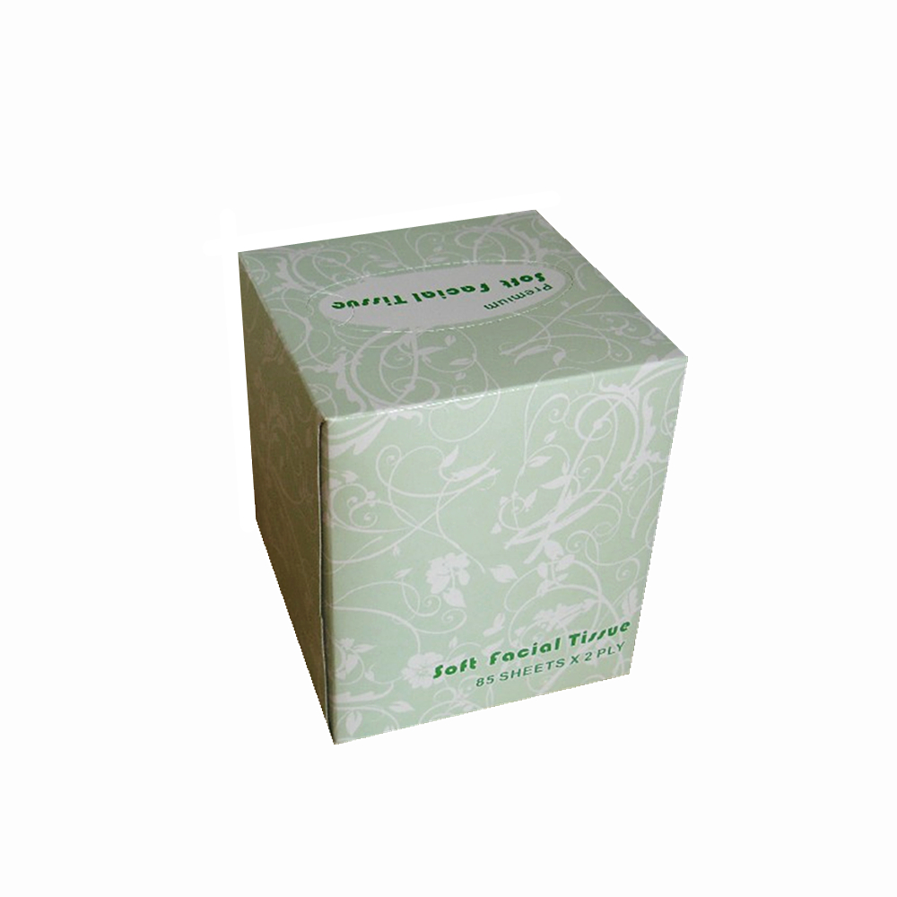 OEM Square Box Papel Facial Soft