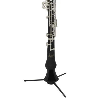Foldable Tripod Clarinet Stand with Felt Cushion for Woodwind Instruments