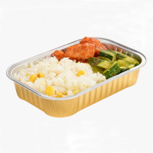 Fast Food Aluminum Foil Container for Airline