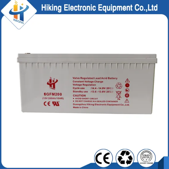 Long Warranty Life Solar Battery 12V 200AH