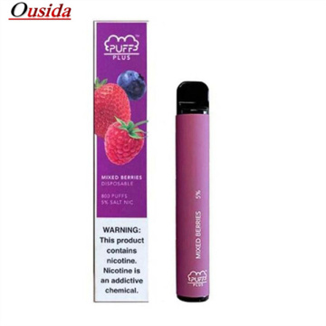 Puff plus saveur luxuriante de raisin de vape jetable