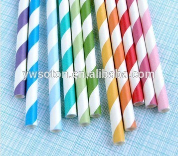 birthday party straw/wedding colorful straw/party colorful paper straw/hot sell kinds of colorful paper straws