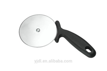 Hot sale Plastic handle stainless steel round pizza cutter
