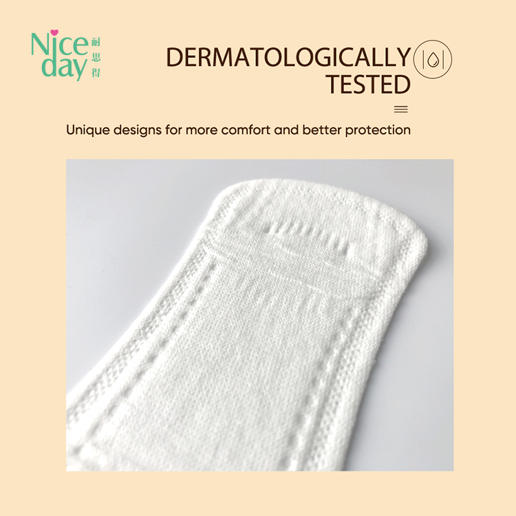 Biodegradable organic cotton eco panty liner