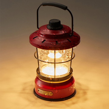Retro Industrial Multi-Color Portable Rechargeable USB LED Tent Light for Outdoor Camping