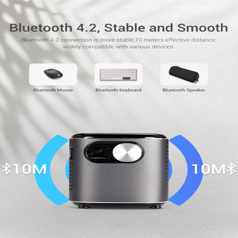 mini portable projector for iphone bluetooth