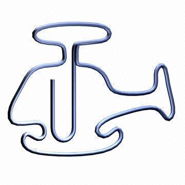 2013 Most Popular Helicopter Shape Steel Wire Paper Clip, Stationery Clip Manufacturer