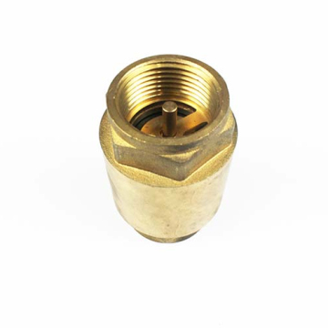 European Style Small Spring Brass Check Valve with Brass Core by LANGSE - 1/2 to 4 Inch