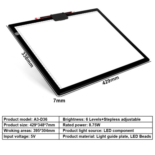 Suron Art Stencil Drawing Board Light Box