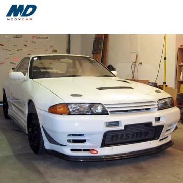 Carbon Fiber Front Bumper Canards for 1989-1994 Nissan R32 GTR