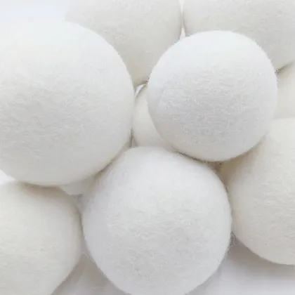 Handmade Organic Wool Drying Balls - Custom Logo, Odorless Laundry Discs