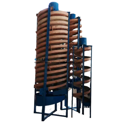 Helical Chute Spiral Separator for Heavy Minerals Sand Mining