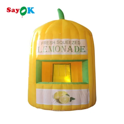 Lemon Juice Inflatable Booth for Sale: Promotional Lemon Inflatables Stand Tent
