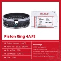 ชิ้นส่วนอัตโนมัติ Toyota Piston Ring 4A-FE 13011-16280