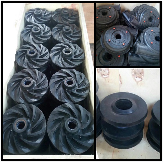 slurry pump rubber parts