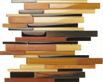 special wooden style mosaic