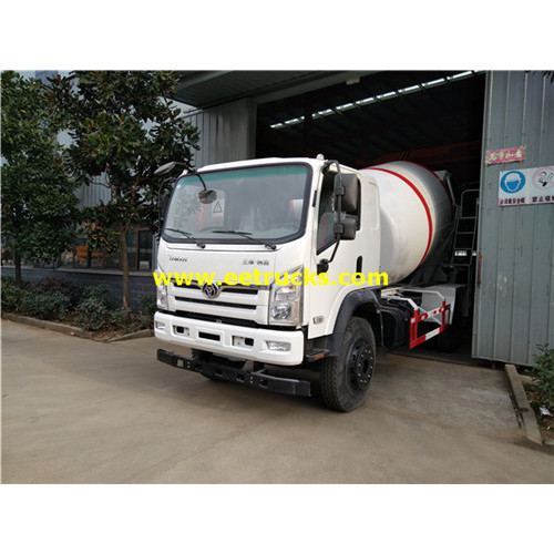 4cbm 4x2 Dump Mixer Trucks