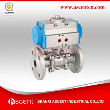 Steel 3 Piece Flanged Ball Valve