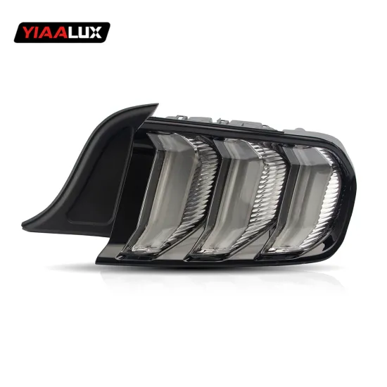 Vland Yiaalux Full LED Tail Lights for Ford Mustang 2015-2023 (Amber/Red 5 Modes)