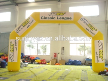 Advertising cheap inflatable arch with full printing