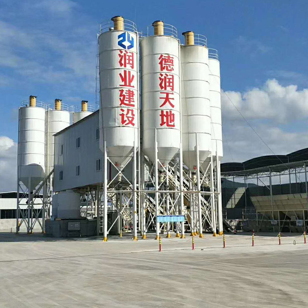 HZS90 factory direct concrete batching plant