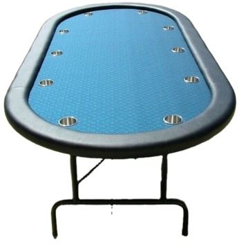 Folding Poker Table 84 Inch with Steel Legs