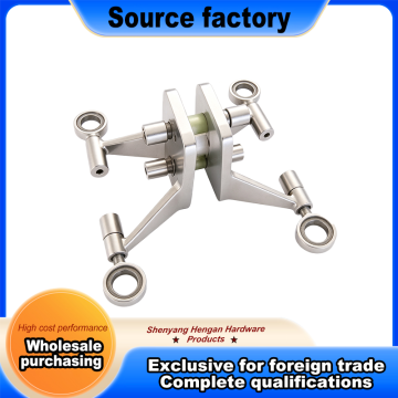 Heavy Duty Fin Type Glass Spider Fitting