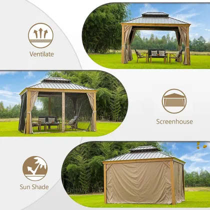 Custom Made Low Price Circo Tenda Gazebo with Chandelier