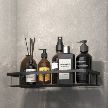 Metal Bathroom Wall-Mounted Floating Corner Shelves Organizer