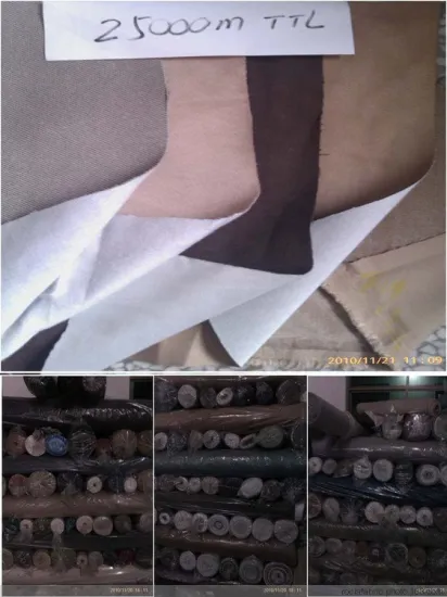 suded with boning fabric stock