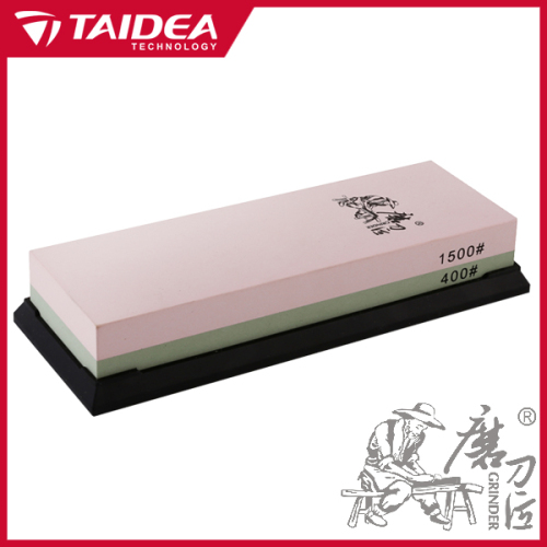 Two sides Pink & Green Sharpening Stone