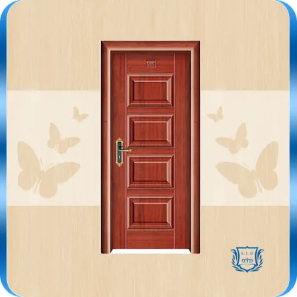 K-6707 Factory Gold Supplier Popular Italian Steel Wood Inteiror Doors Steel Security Door Steel door