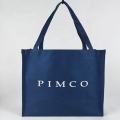 Blue Large Polyester Tote Bags