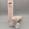 Conditionneur emballage tube en plastique transparent blanc