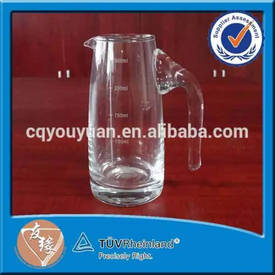 310ml high quality large unique glass whiskey decanter