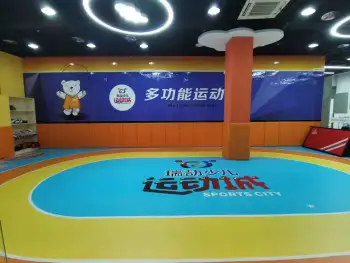 comfortable exercise PVC sports flooring for gym