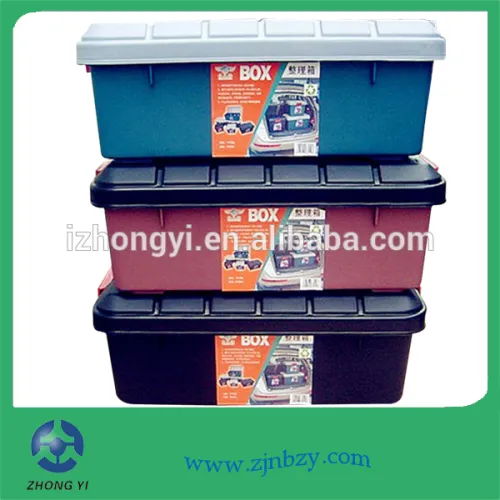 65l Plastic Trunk Storage Moving Crate, High Quality 65l Plastic Trunk