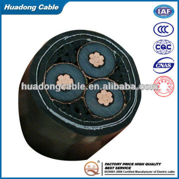 copper conductor pvc sheath underground cable size armoured power cable