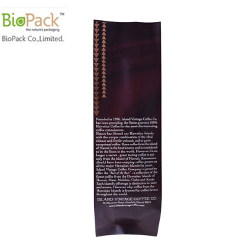 Real Compostable Plastic Gusset Food Coffee Snack Packaging Bag Factory From China