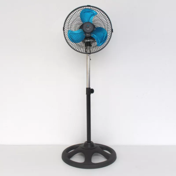 High-Speed 10-inch Pedestal Metal Blade Floor Stand Fan: Industrial Quality Cooling Solution