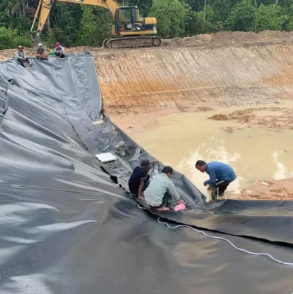 Layfield Geomembrane Visqueen High Performance Pond Liner for Reservoir Projects in South Africa
