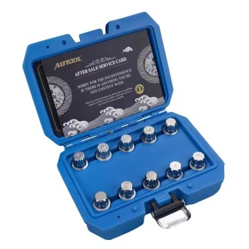 10PCS Autool Automotive Anti -Thet Lug Lug Set - ชุดเครื่องมือกำจัดน็อตล็อคล็อคสำหรับ BMW